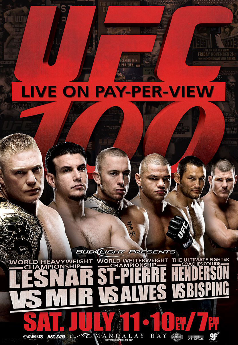 Poster/affiche UFC 100