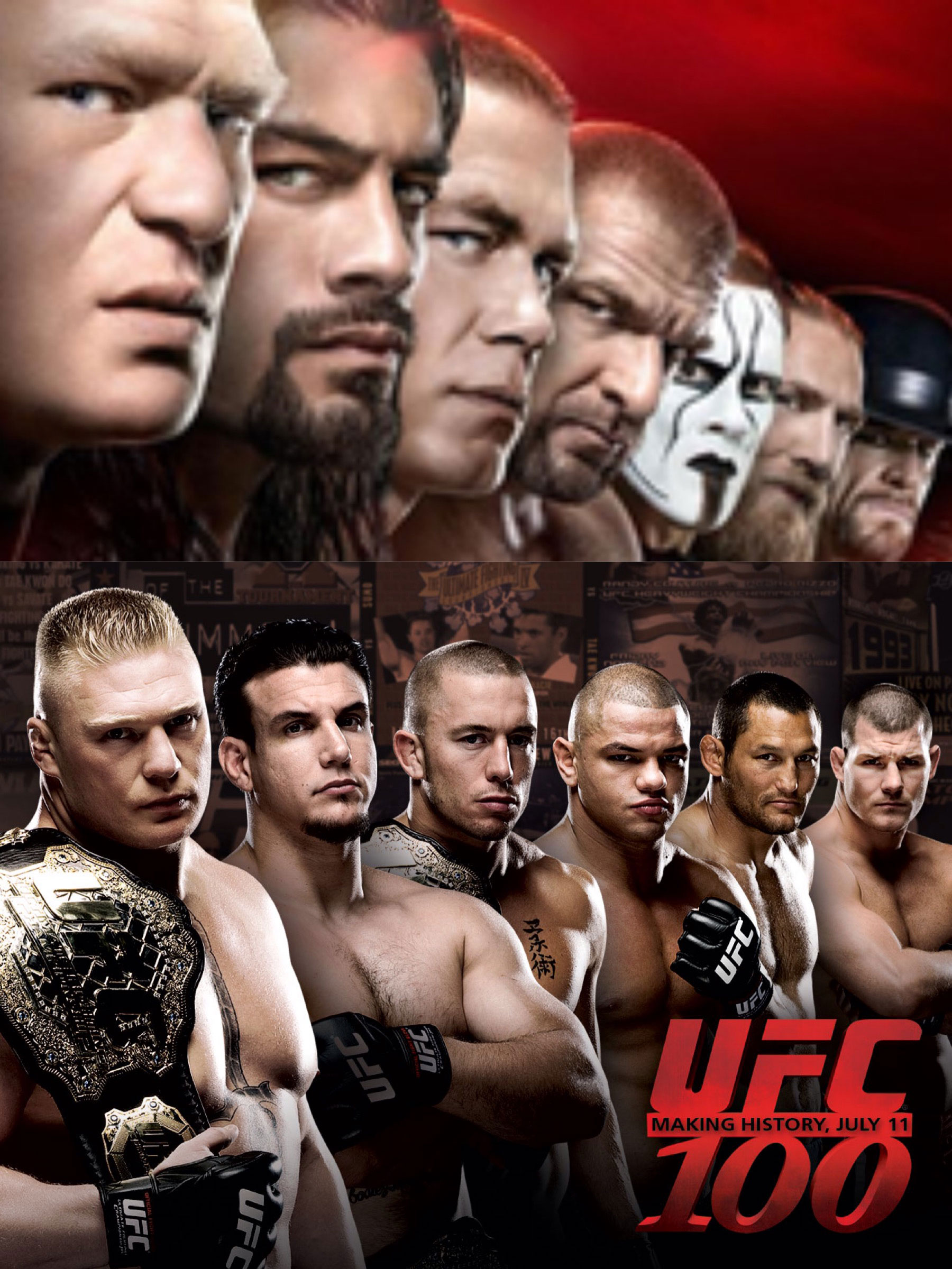 Poster/affiche UFC 100