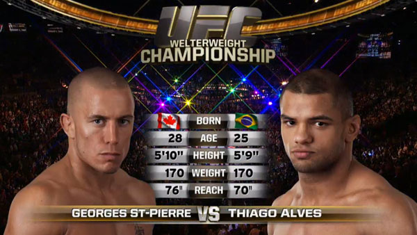 Georges St. Pierre contre Thiago Alves