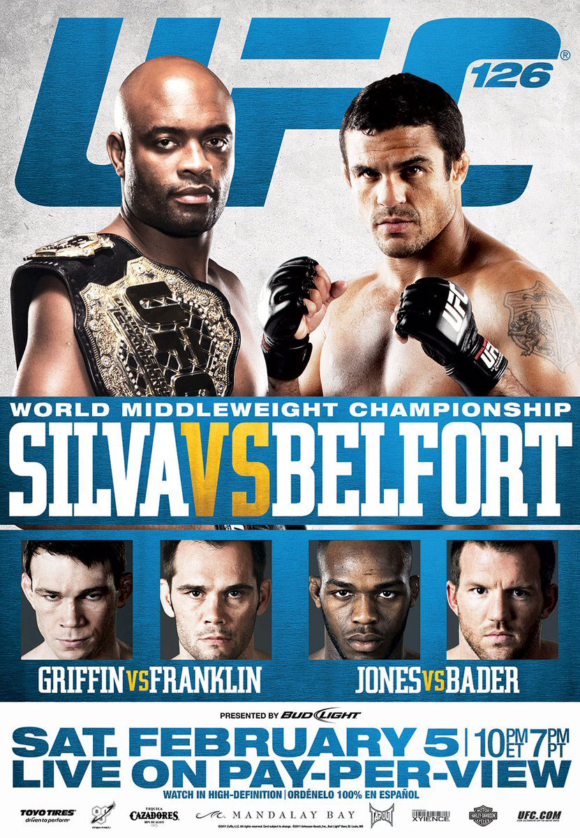 Poster/affiche UFC 126