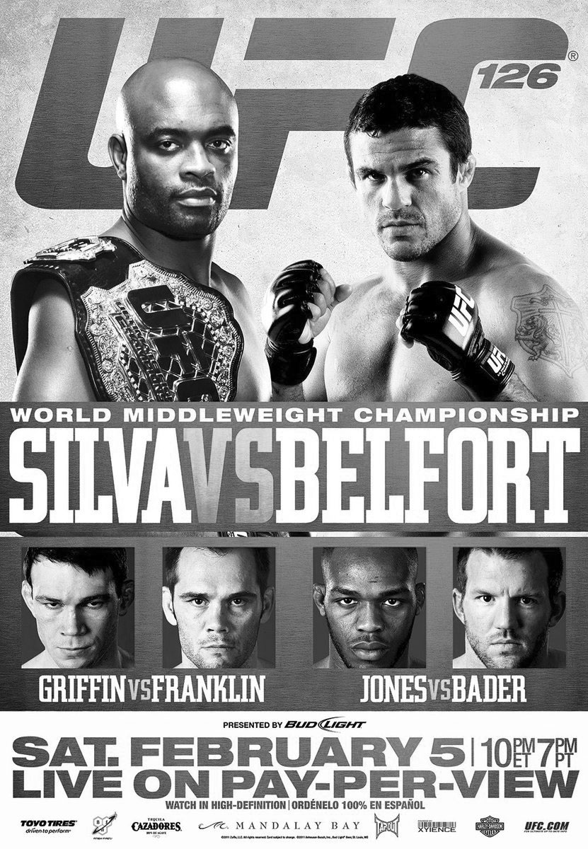 Poster/affiche UFC 126