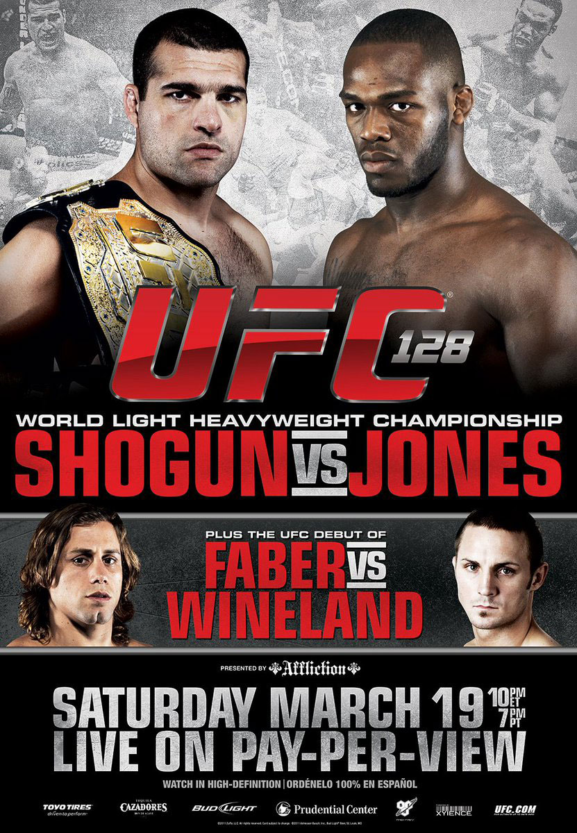 Poster/affiche UFC 128