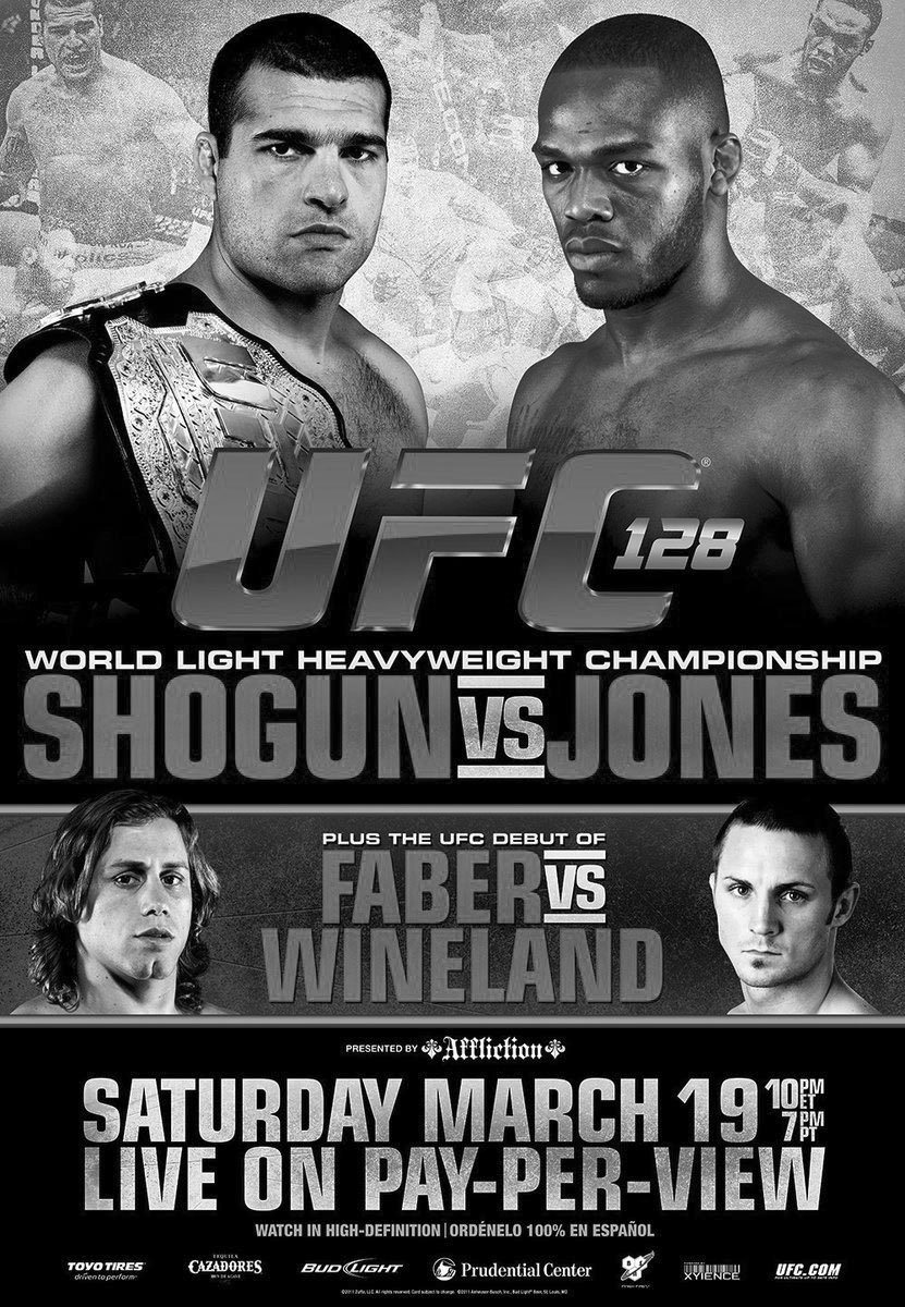 Poster/affiche UFC 128