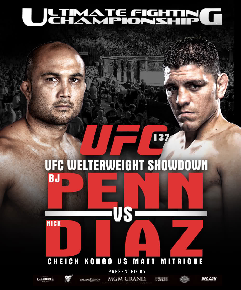 Poster/affiche UFC 137