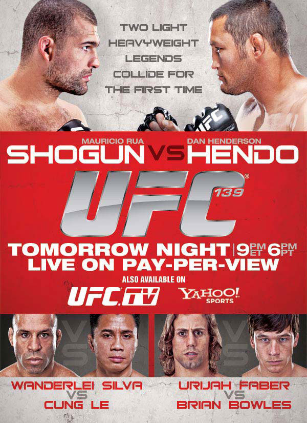 Poster/affiche UFC 139