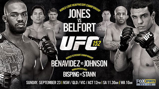 Poster/affiche UFC 152