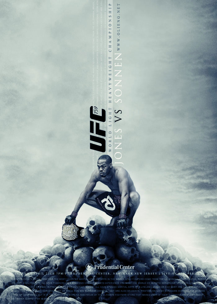 Poster/affiche UFC 159