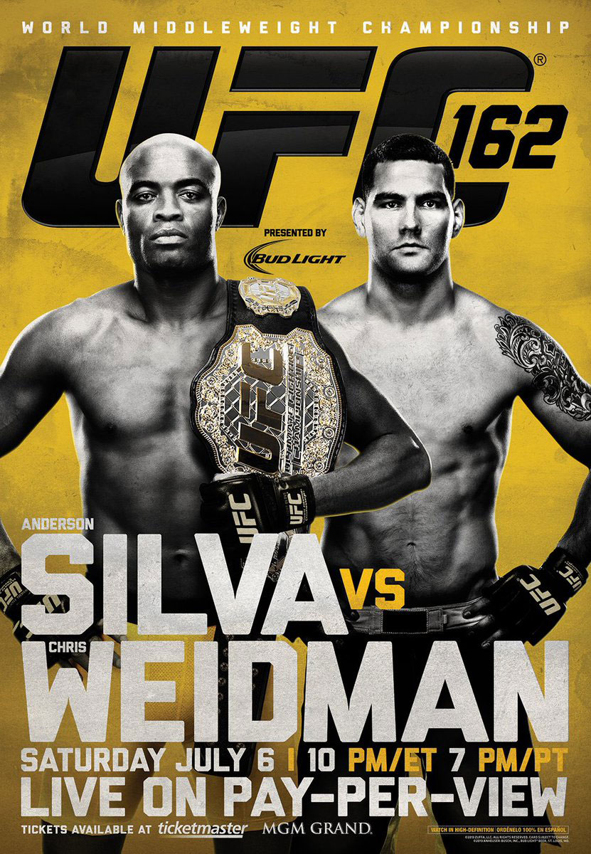 Poster/affiche UFC 162