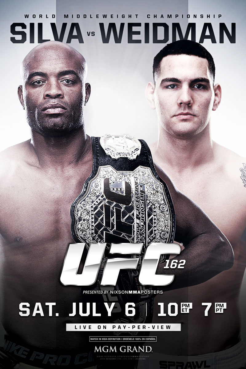 Poster/affiche UFC 162