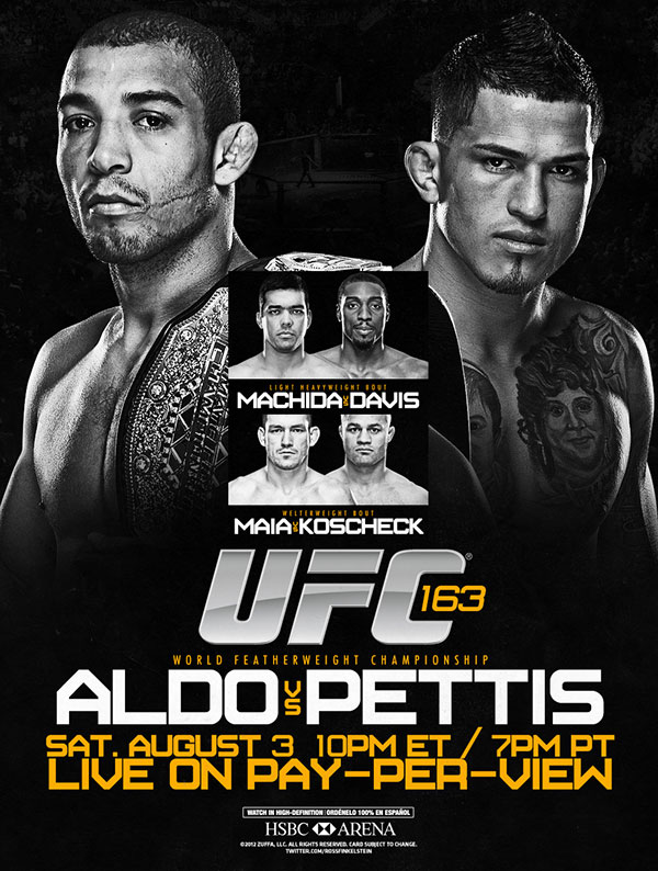 Poster/affiche UFC 163