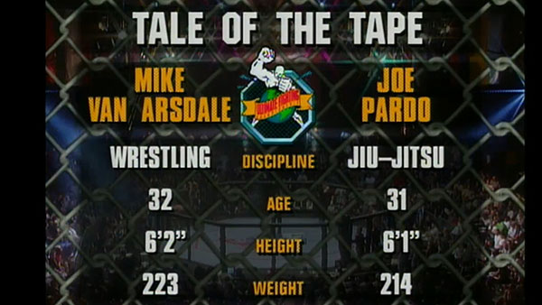 Mike Van Arsdale contre Joe Pardo