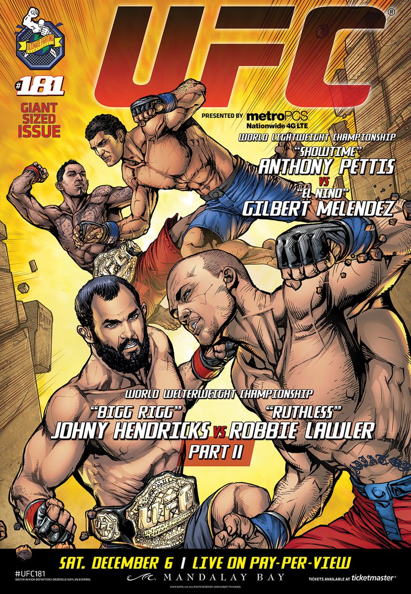 Poster/affiche UFC 181