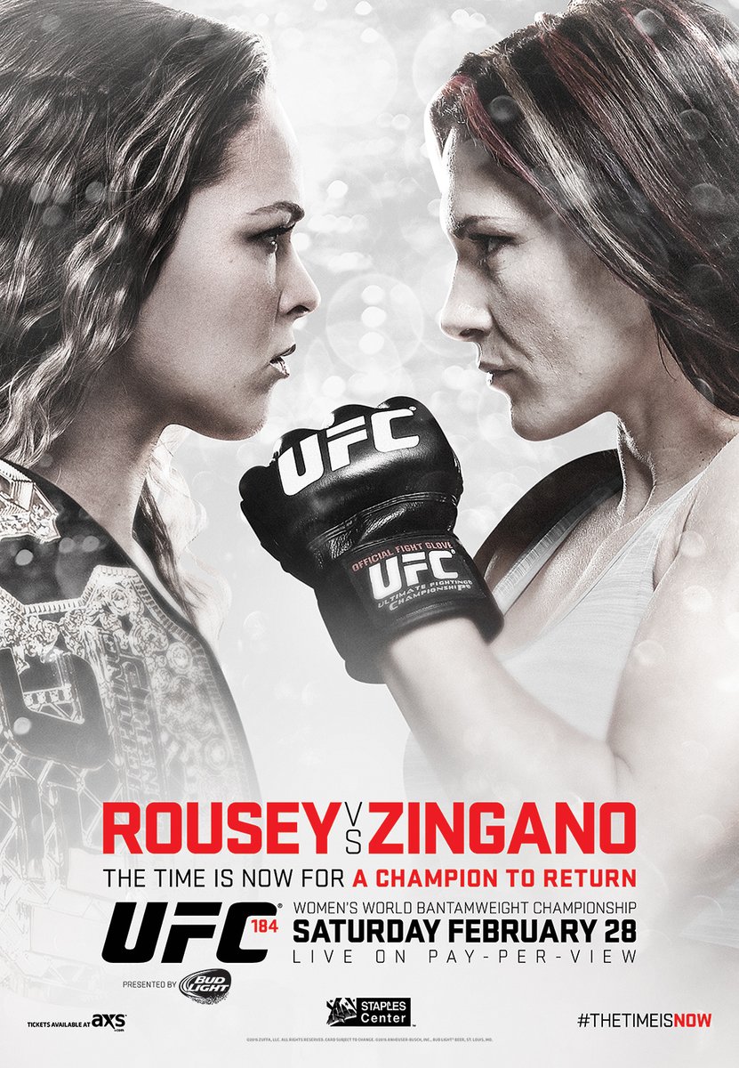 Poster/affiche UFC 184