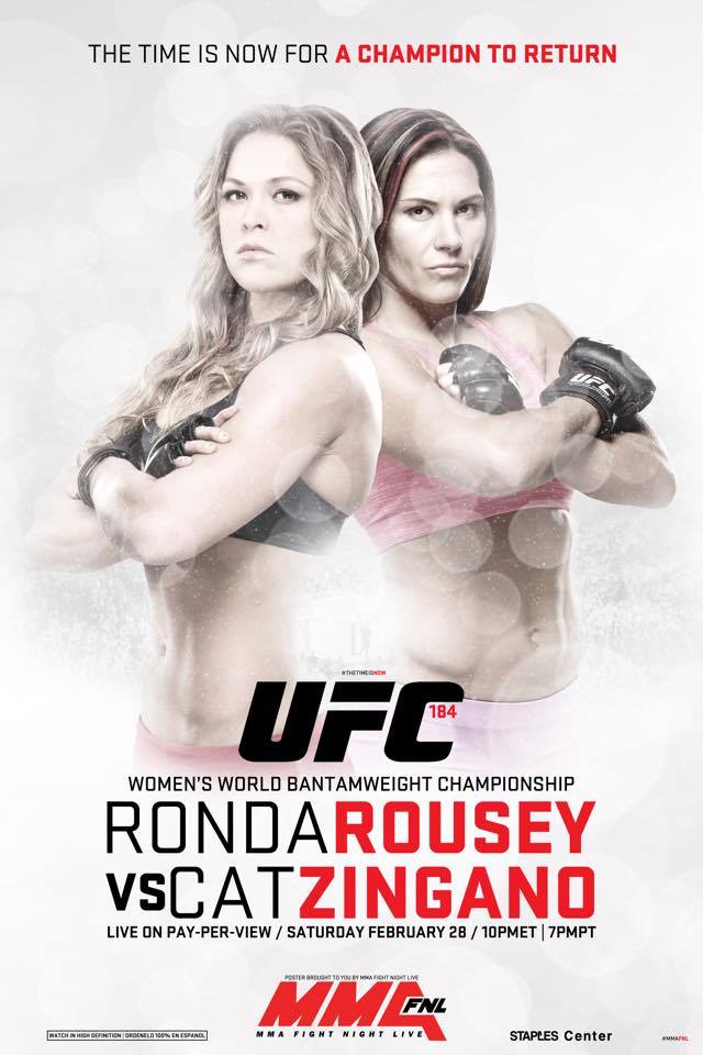 Poster/affiche UFC 184