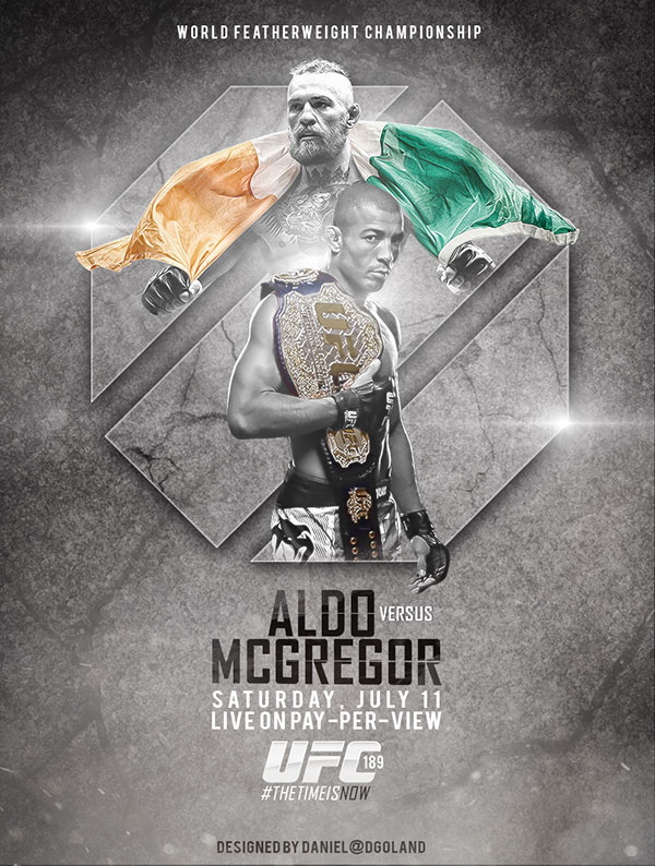 Poster/affiche UFC 189