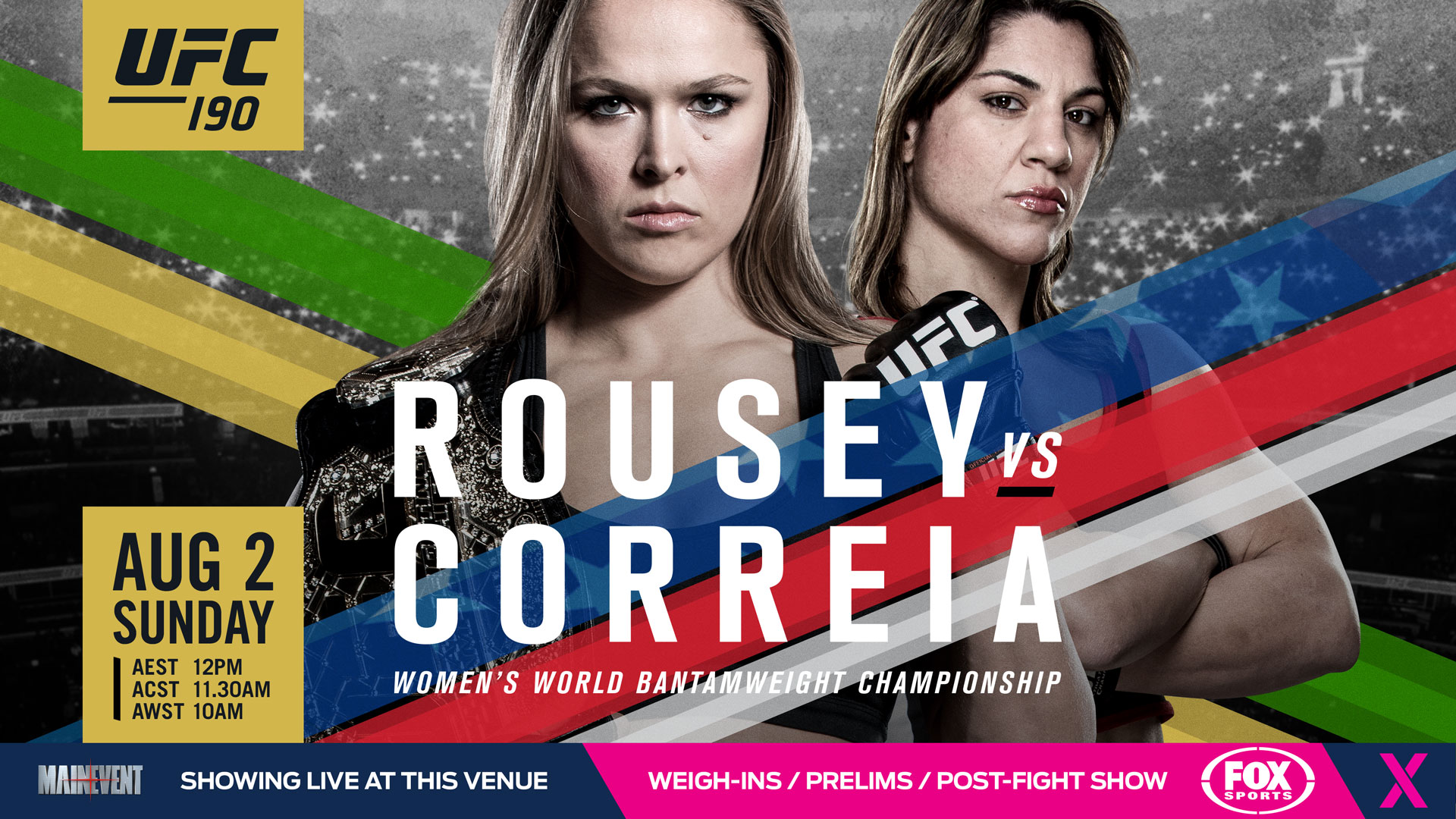 Poster/affiche UFC 190