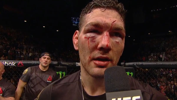 Chris Weidman contre Luke Rockhold