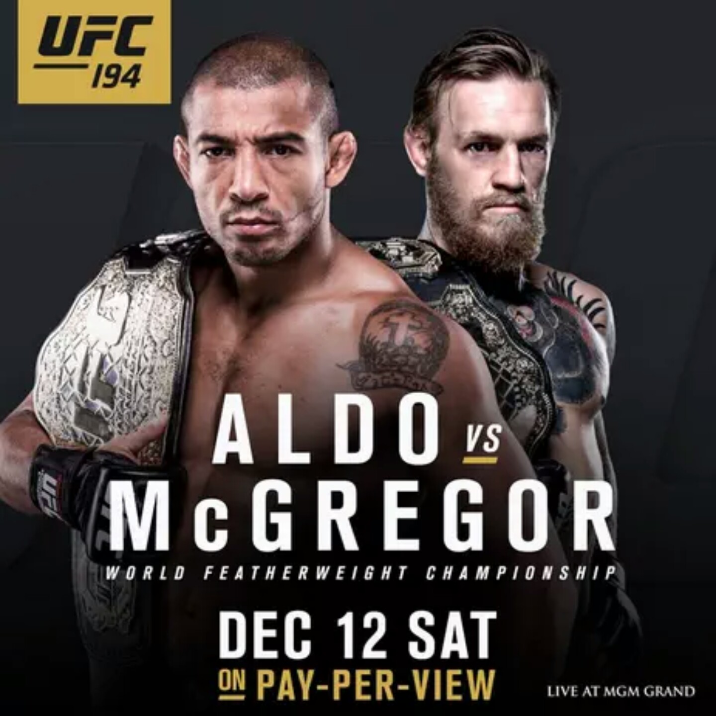 UFC 194 - Les posters et les affiches à Las Vegas - UFC Fans France1440 x 1440