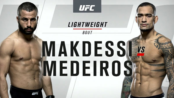 John Makdessi (156) vs. Yancy Medeiros (155.5)