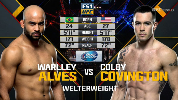 Warlley Alves contre Colby Covington
