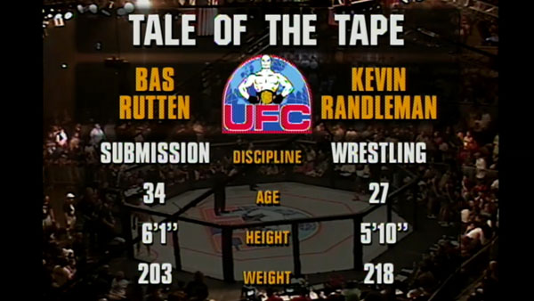 Bas Rutten contre Kevin Randleman