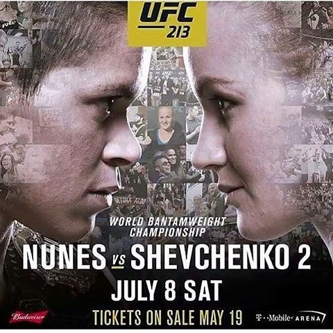 Poster/affiche UFC 213 - Vegas