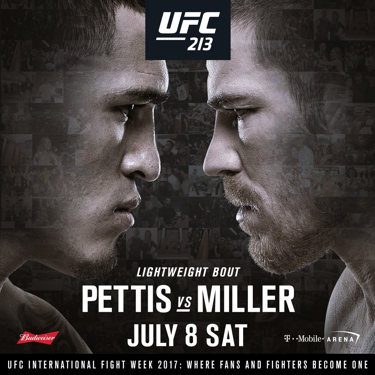 Poster/affiche UFC 213 - Vegas