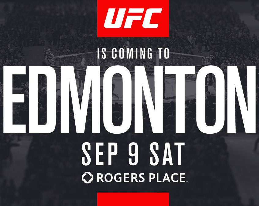 Poster/affiche UFC 215 - Edmonton