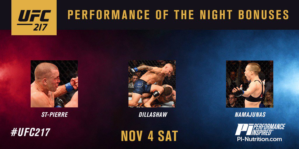UFC 217 - Performance de la soirée