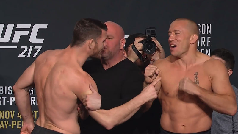 Michael Bisping contre Georges St. Pierre