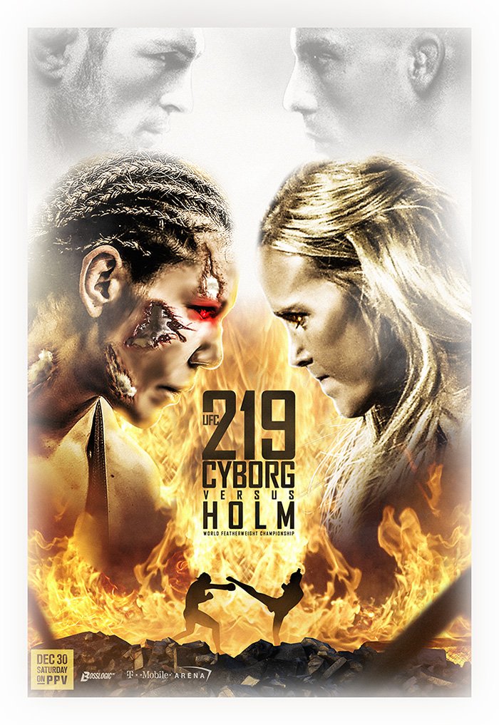 Poster/affiche UFC 219 - Vegas