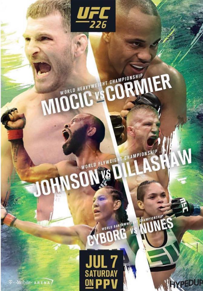 Poster/affiche UFC 226
