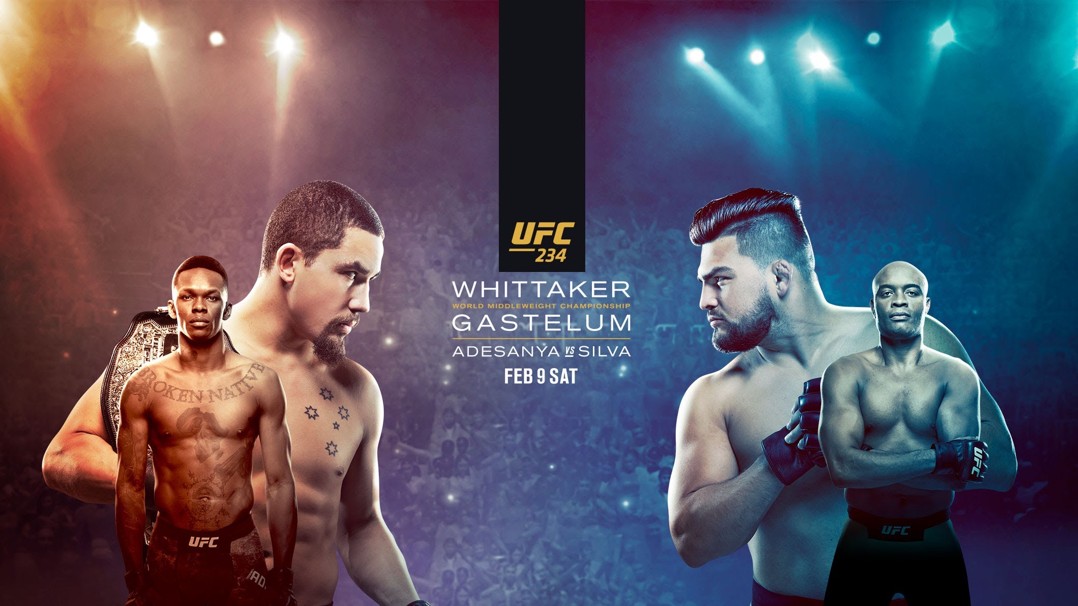 Poster/affiche UFC 234
