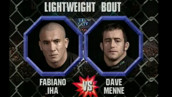 Dave Menne contre Fabiano Iha