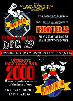 Poster/affiche UFC 29