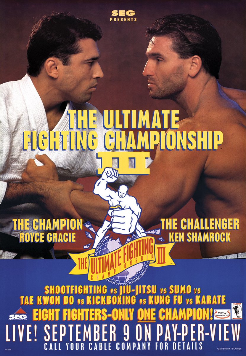 Poster/affiche UFC 3