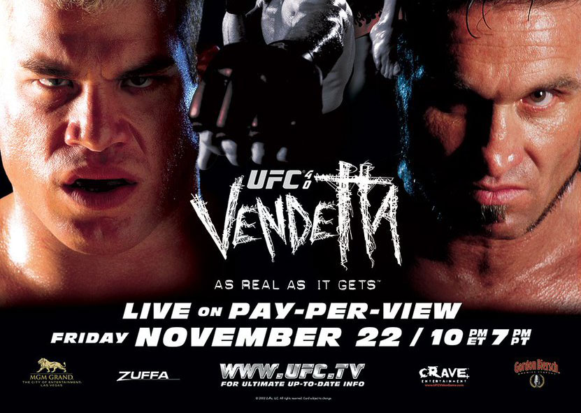 Poster/affiche UFC 40