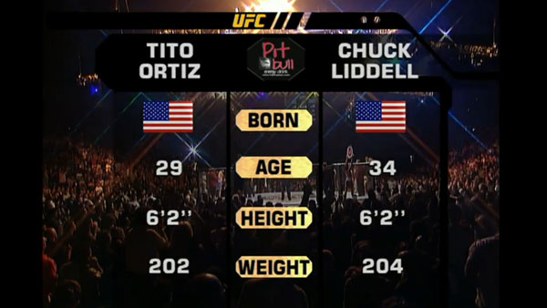Chuck Liddell contre Tito Ortiz