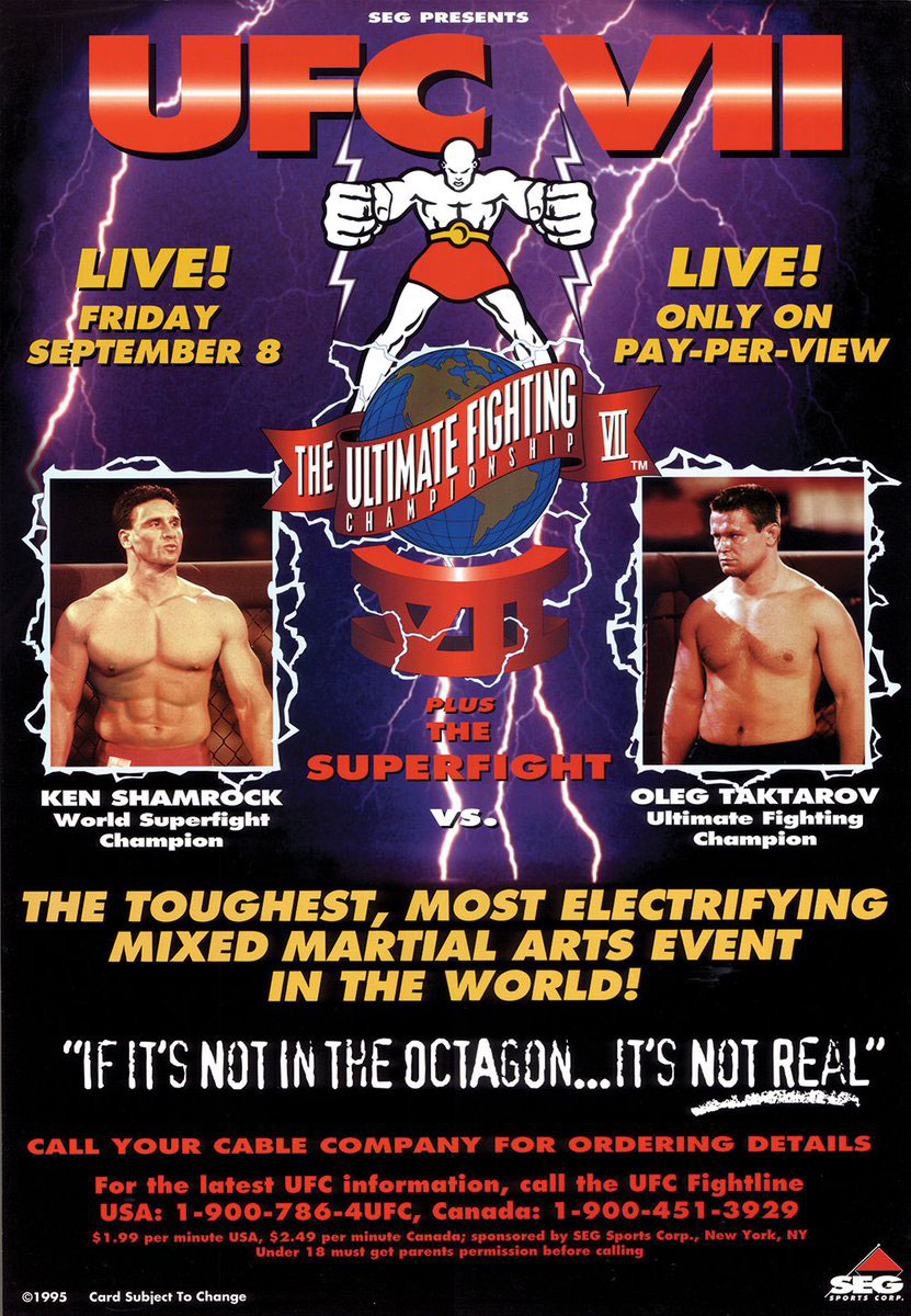 Poster/affiche UFC 7