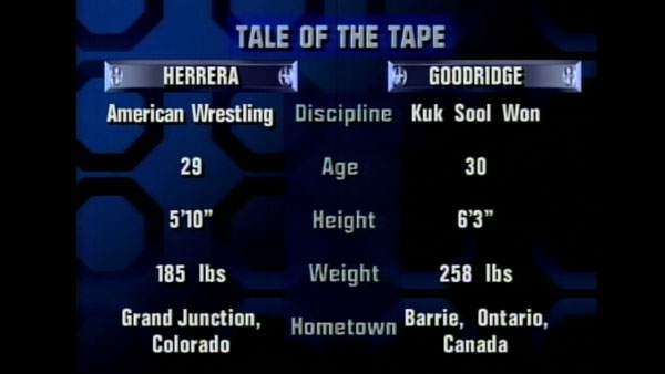 Victoire de Gary Goodridge contre Paul Herrera