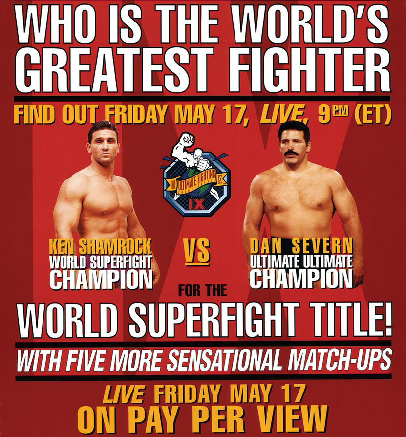 Poster/affiche UFC 9