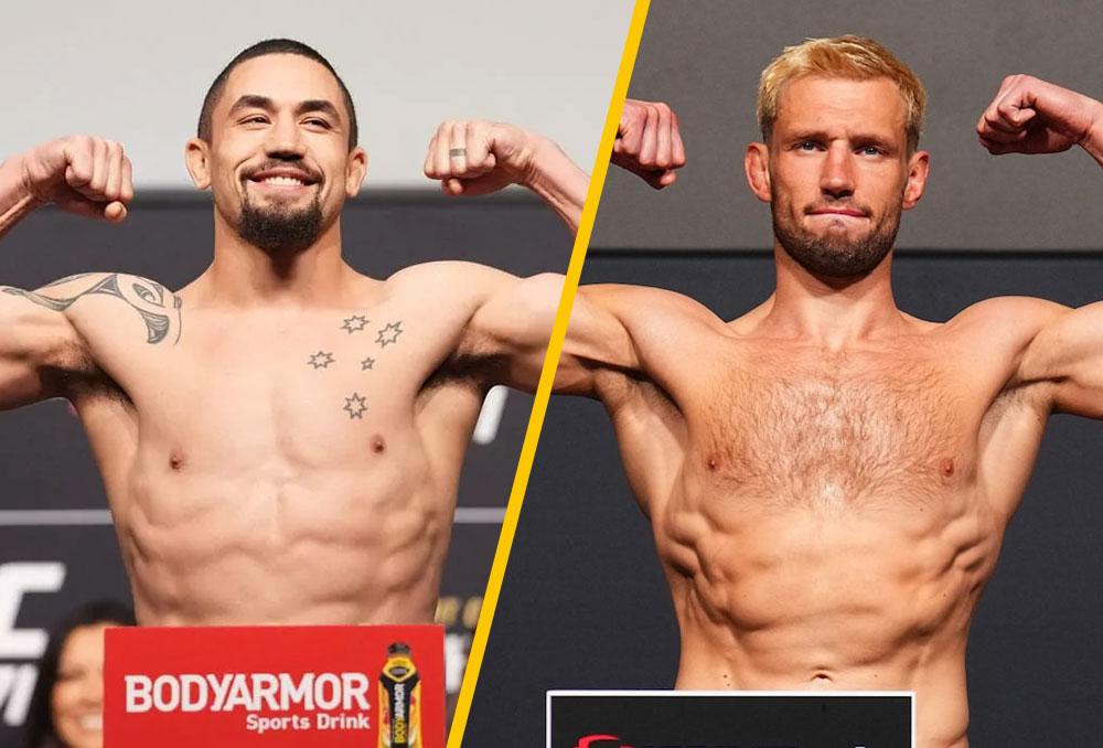 Robert Whittaker affrontera Reinier de Ridder en tête d'affiche de l'UFC Abu Dhabi prévu le 26 juillet