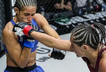 Delphine Benouaich réussit ses débuts à l’ARES en s’imposant par TKO contre Mileide Simplicio