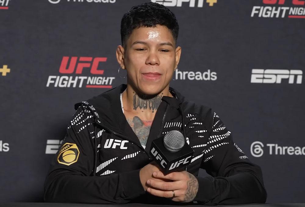 Denise Gomes explique pourquoi elle ne fait pas de callouts et veut continuer à progresser à l’UFC | Las Vegas