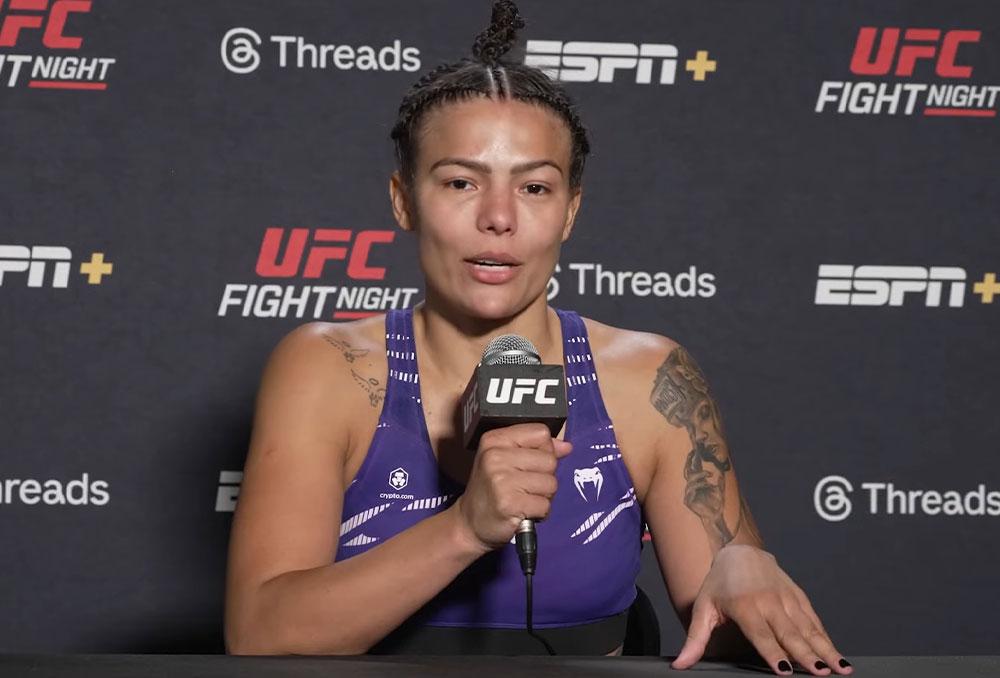 Luana Santos fière de « laisser une petite trace » dans les livres des records de l’UFC | Las Vegas