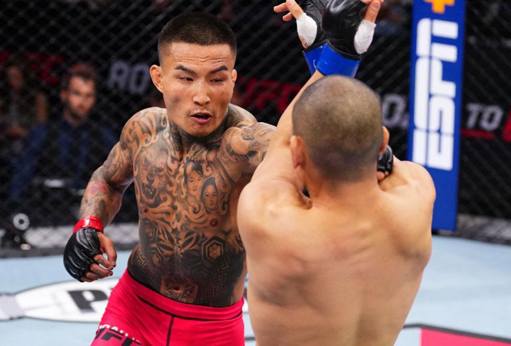 Kaiwen s'impose par TKO contre Dong Hyun Seo et rejoint une nouvelle fois les demi-finales des poids plumes | RTU 4