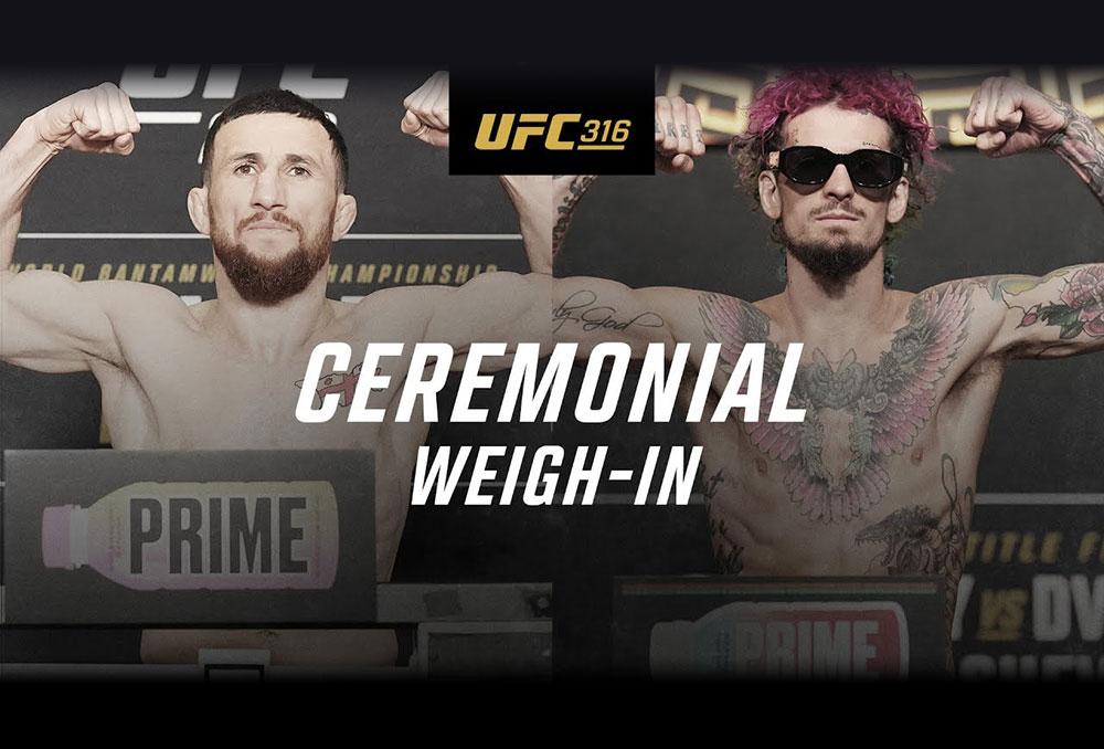 UFC 316 - La pesée cérémoniale | Newark