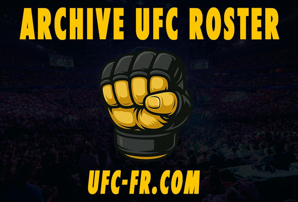 État de l'effectif de l'UFC - juin 2025