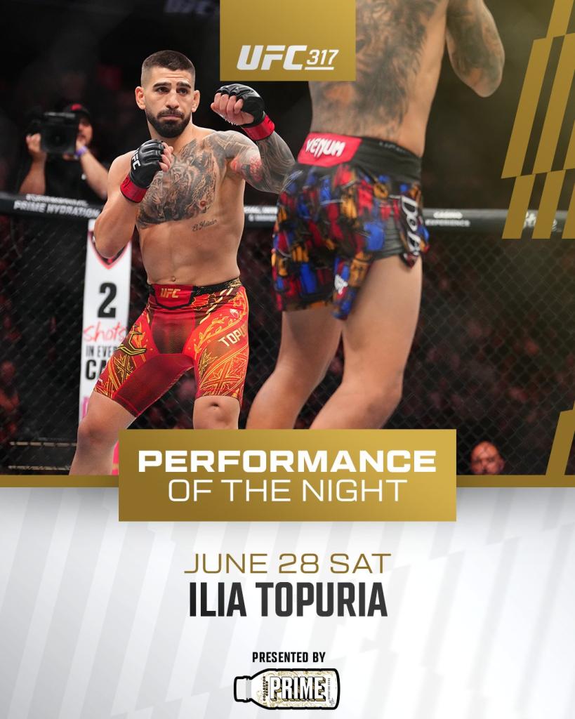 UFC 317 - Bonus de la soirée | Las Vegas