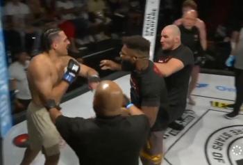 Sean Strickland frappe un combattant après une provocation lors de l’événement Tuff-N-Uff 145 à Las Vegas